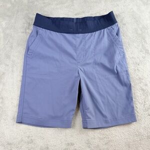 REI Co Op Shorts Kids Boys 10/12 Blue Elastic Waist Nylon Stretch OUtdoor Hiking